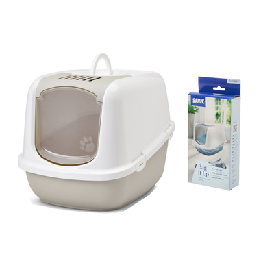 Savic Nestor Jumbo Covered Litter Tray XXL