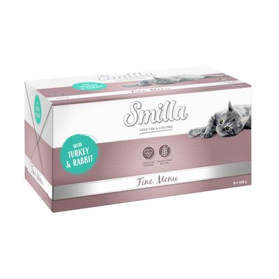 Smilla Fine Menu 8 x 100g Turkey & Rabbit