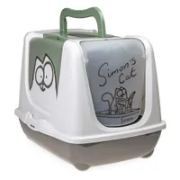 Simon's Cat Litieră pisici  - gri / verde / alb
