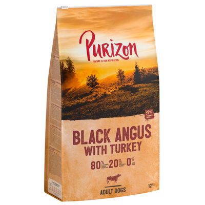 Purizon Black-Angus-Rind mit Truthahn Adult - getreidefrei 12 kg