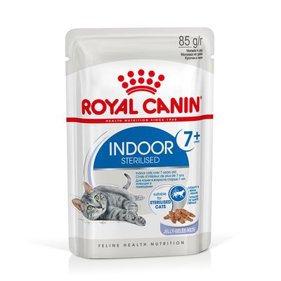 Royal Canin Indoor Sterilised 7+ i gelé 12 x 85 g