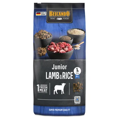Belcando Junior Lam & Rijst Hondenvoer - 12,5 kg
