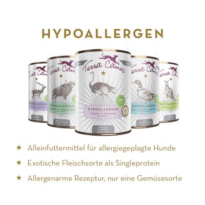 Terra Canis Hypoallergen - Pferd mit Topinambur