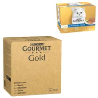 96 x 85 g Gourmet Gold vegyes csomagban + 26 x 85 g Gourmet hús mix ingyen - Rafinált ragu 1.
