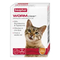 beaphar WORMclear® Tablets for Cats - 2 Tablets