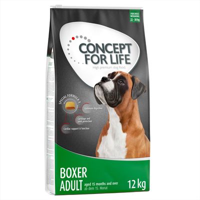 Økonomipakke - Flere store poser Concept for Life Boxer Adult (2 x 12 kg)