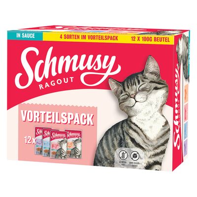 Schmusy Ragout in Sauce Mix Sparpaket: 24 x 100 g