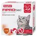 Beaphar Fiprotec® Spot-on Vlooien- en Tekendruppels Kat 4 Pipetten x 0,5 ml