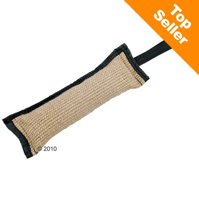 Boudin d’entraînement en tissu avec poignée noire, coin orange en haut à droite avec texte anglais « Top Seller »