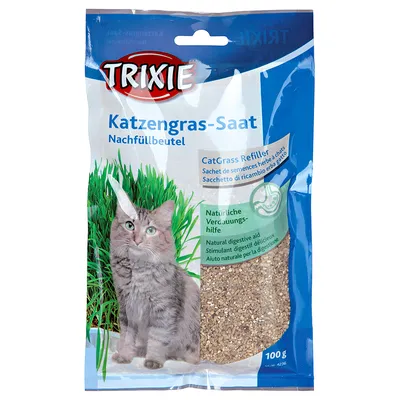 Trixie kissanruohon siemenet täyttöpussi - 3 x 100 g