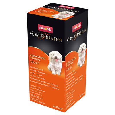 animonda vom Feinsten Adult, pakiet mieszany, 6 x 150 g Pyszna różnorodność, 6 smaków