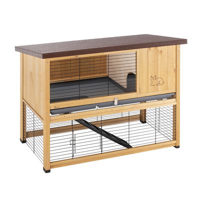 Ferplast králíkárna Ranch Brown (made in Europe) II - D 115,5 x H 65 x V 92 cm