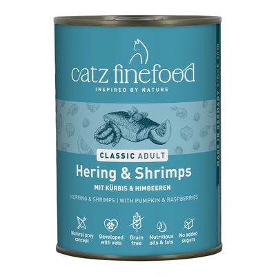 Økonomipakke: catz finefood 24 x 400 g Sild & Rejer
