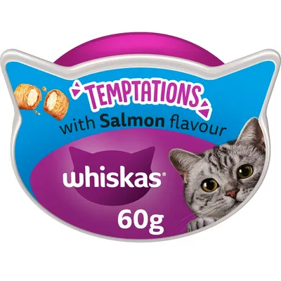 Temptations with salmon flavour, Whiskas, 60g