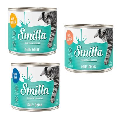 Lot mixte Smilla Boissons pour chat 6 x 140 mL
