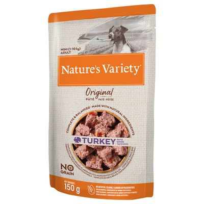 Megapack Nature's Variety Original Paté No Grain Mini 8 x 150 g Truthahn