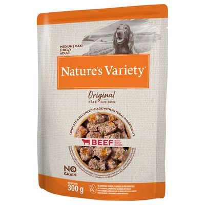 Megapack Nature's Variety Original Paté No Grain Medium/Maxi Adult 16x300 g Rind
