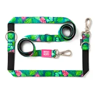 Laisse multifonctions Max & Molly Tropical pour chien - taille L : L 200 x l 2,5 cm