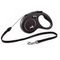 flexi New Classic S repkoppel svart, 5 m 5 m cord - svart