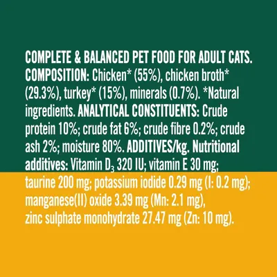 Natures Menu Pâté Cans Adult - Chicken with Turkey - 18 x 85g