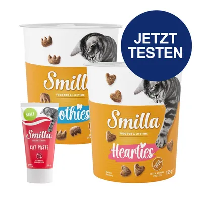 Probierpaket Smilla Hearties + Toothies + Paste - 125 g Hearties + 125 g Toothies + 50 g Maltpaste