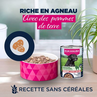 Eukanuba Senior riche en agneau et pommes de terre