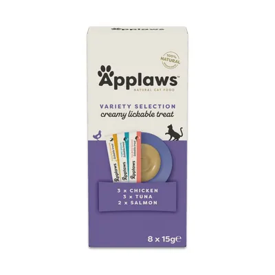 Applaws Creamy Treat 8 x 15 г - риба тон