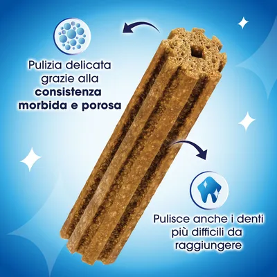 PURINA Dentalife Snack per igiene dentale dei cani di tg grande (25-40 kg) - Set %: 2 x 72 Stick  (48 x 106 g)