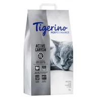 Tigerino Performance Active Carbon Cat Litter – Baby Powder Scent - 14 litre