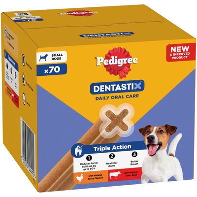 Scientifically proven dental care, with natural ingredients, no added sugar, low-fat, free from artificial colourings.