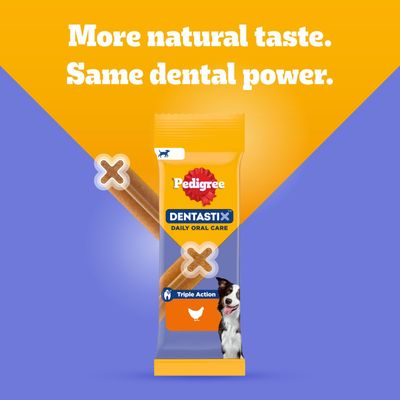 Pedigree Dentastix Daily Dental Sticks for Medium Dogs (10 - 25 kg) - 5 Sticks (Chicken)