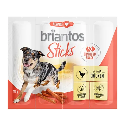 Briantos Sticks palitos para perros - Pollo (100 g) Briantos Sticks palitos para perros - Pollo (100 g)