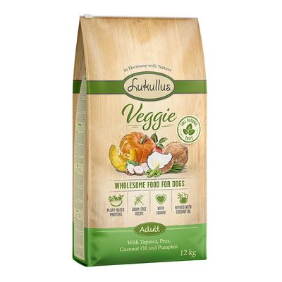 Lukullus Veggie (senza cereali) Crocchette per cane 12 kg