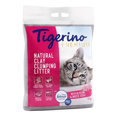 Tigerino Premium Katzenstreu - Febreze Frischer Blütenduft