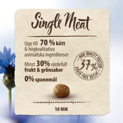 Purizon Single Meat Duck & Lavender Blossoms - Ekonomipack: 2 x 6,5 kg