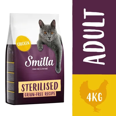 Smilla Sterilised kuracie bez obilnín - 4 kg