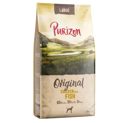 Purizon Large Adult Chicken with Fish - Grainfree - 12 kg nytt