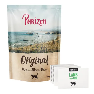 Purizon Sterilised Adult Αρνί με Ψάρι - Χωρίς Δημητριακά - 2 x 6,5 kg
