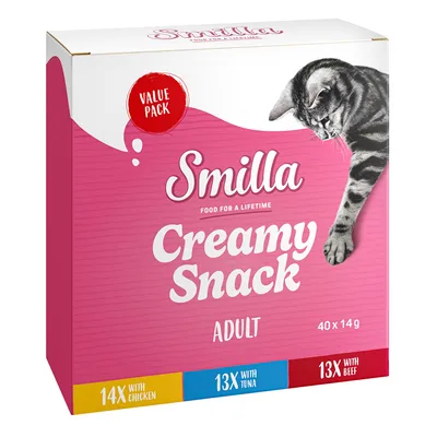 Smilla Creamy Snack Adult - 80 x 14 g Smilla Creamy Snack Adult - 80 x 14 g