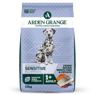 Arden Grange Sensitive 1+ Adult with Fresh Ocean White Fish & Potato 12kg
