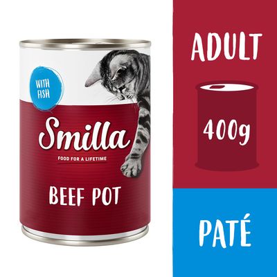 Smilla hovězí konzerva 6 x 400 g hovězí s rybou