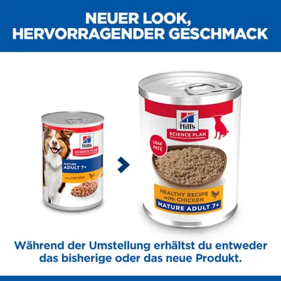 Hill's Science Plan Mature Adult 7+ - mit Huhn (6 x 370 g)