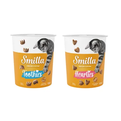 Smilla Hearties & Smilla Toothies Mixed Trial Pack - Hearties & Toothies (2 x 125g) Smilla Hearties & Smilla Toothies Mixed Trial Pack - Hearties & Toothies (2 x 125g)
