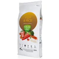 Natura Diet Adult hundfoder med fisk & ris - 12 kg