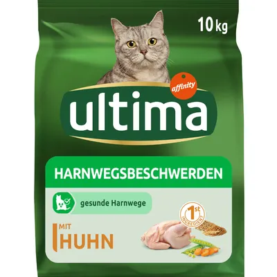 Ultima kissanruoka, 10 kg, virtsatievaivoihin, kananlihaa, terveet virtsatiet, ensimmäinen ainesosa kana.