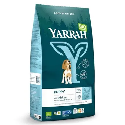 Yarrah Bio Hondenvoer Puppy - Voordeelpakket: 4 x 2 kg