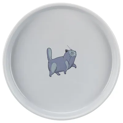 Trixie ceramic bowl flat and wide - 600 ml, diameter 23 cm
