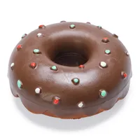 Jouet Karlie en latex Doggy Donut pour chien - Ø 12 cm