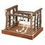 Trixie Holzspielplatz Natural Living für Sittiche L 35 x B 29 x H 25 cm
