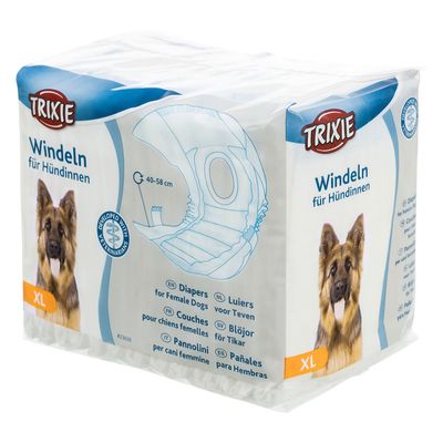 Trixie nappies for female dogs Size XL: 40-58 cm, 12 pieces